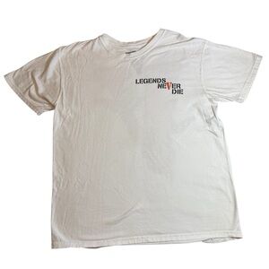 Juice WRLD x VLONE Butterfly T-Shirt White Legends Never Die Size Large
